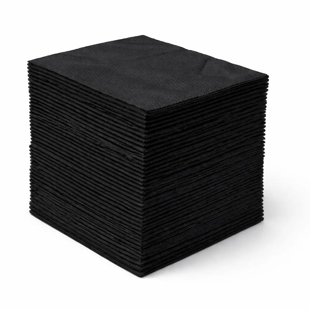 TOWLS Medium Disposable Towel Black 40x80cm (50 Pieces)